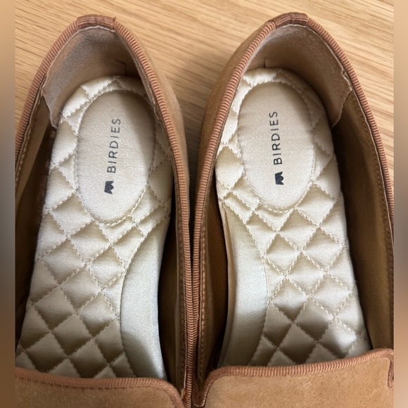 Birdies The Sterling Tan Suede Leather Quilted Slip-On Flats Size 7.5 - Picture 6 of 10